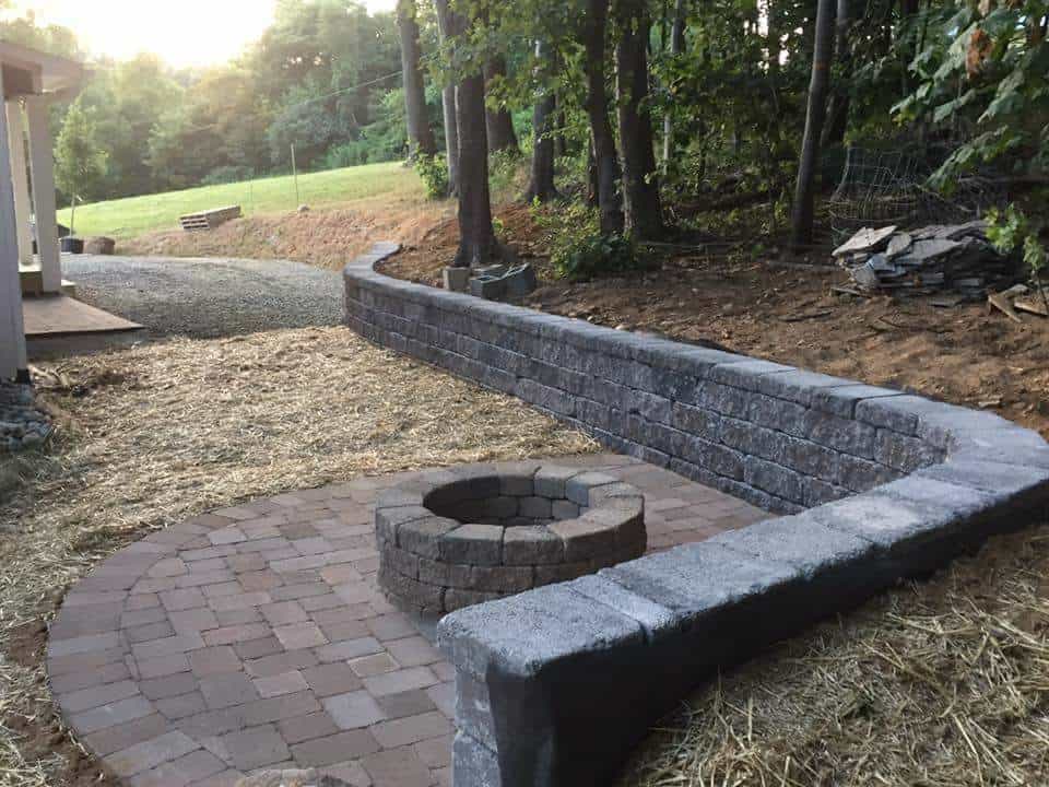 Custom Outdoor Fireplace