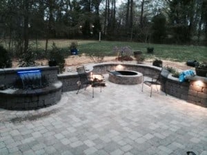 Custom Outdoor Fireplace