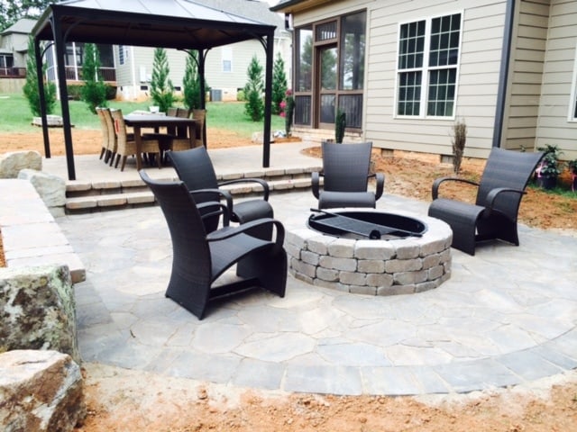 Custom Outdoor Fireplace