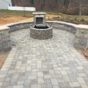 Custom Outdoor Fireplace