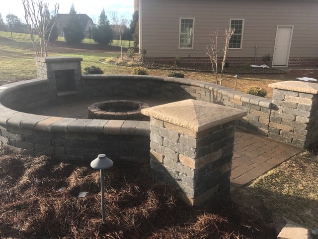 Custom Outdoor Fireplace